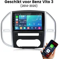Junsun Linux Draadloos Carplay & Andriod Auto Geschikt voor Mercedes Benz Vito 3 W447 - 10 Inch HD TouchScreen - Bluetooth - Navigatie- WiFi - FM - RDS- Airplay