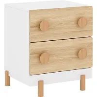 En.casa Kindernachtkastje Vaarentaa met 2 lades 47x40x35 cm eikenkleurig []