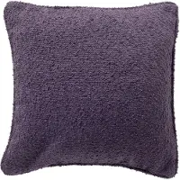 Dutch decor ONNO - kussenhoes 60x60 cm - bouclé - Montana Grape - paars - met rits - zonder binnenkussen