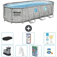 Bestway Power Steel Ovaal - 549x274x122 cm - 6-delig - Model S541