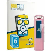 BROTECT Screenprotector 6 Stuks voor FiiO SnowSky Echo Nano Beschermglas transparant