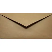 Netuno Ecologische bruine enveloppen A4 - 110 x 220 mm - 25 stuks - NK natgelijmde - 100 gram - Eko Design -