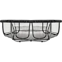 VirtuFit Trampolinerok - Veiligheidsnet - Zwart - 213 x 305 cm - Voorzien van Opbergvak - Beschermrand - Verkrijgbaar in Diverse Diameters - Trampoline Net - Trampoline Veiligheidsnet 213 x305 cm -