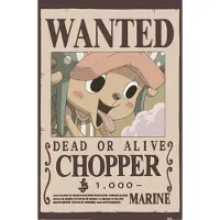 POsterpoint One Piece poster - Chopper - wanted - Tony - Cotton Candy Lover - 61 x 91.5 cm