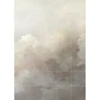 IXXI Think Cloud, Dan Hobday & Various - 100 x 140 cm - Grote wanddecoratie en posters - Kwaststreken, Modern, Realisme, Studeerkamer, Slaapkamer