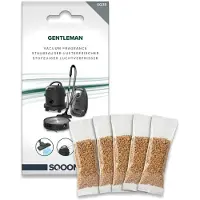 SQOON Stofzuiger geurkorrels Gentleman, warme en luxe mannelijke luchtverfrisser voor een frisse stofzuiger en aangename uitblaaslucht - 5 zakjes - Ook voor robotstofzuigers