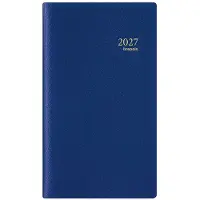 Brepols agenda 2027 - BREPLAN [0.774] - GENOVA - Zakagenda - 1 week op 1 pagina - Weekoverzicht - Blauw - 9.05 x 16 cm