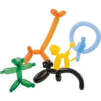 Amscan Beginnerskit - 10 Modelleerballonnen (120 cm) + t KLEIN (mini) Pomp-toy /