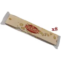 FELKO NOUGAT repen met amandelen - 8 stuks van 100g