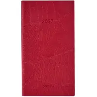 Brepols agenda 2027 - OPTIVISION POCKET [0.717] - LUCCA - Zakagenda - 1 week op 2 pagina's - Weekoverzicht - Rood - 9 x 16 cm
