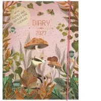 Pimpelmees Magical Forest A5 Agenda 2027 Badger Warm Red