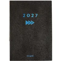 Brepols bureau agenda 2027 - ESSENTIAL [0.150] - GO AHEAD - Bureau agenda - 1 week op 2 pagina's - Weekoverzicht - Blauw - 14.8 x 21 cm