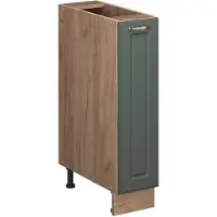 Vicco Apotheekkast Fame-Line Groen-Goud Landhuis/Goudkleurig Eiken 20 cm zonder werkblad, Model 61689