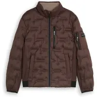 Tom Tailor Tussenjas chocoladebruin / zwart