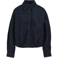 Blue Ridge - Dames denim jack - Loose fit - Donkerblauw - Katoen - Maat: XXXL