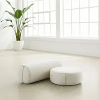 Yogistar Yoga-Set Ananda (Meditationskissen Dhyana + Yoga-Bolster Samtosha)