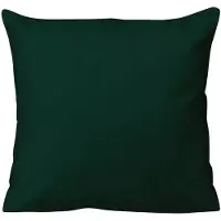 Karo Kussensloop 50x70 Flesgroen Katoen met Rits