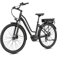 Maxtron Urban8 Elektrische stadsfiets - 28 inch - Ananda M60 middenmotor - hydraulische schijfremmen - 36V 460,8 Wh accu - koppelsensor - Shimano versnellingssysteem- zwart