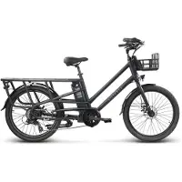 Villette le Prolongé longtail transportfiets zwart