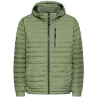 Camel active teXXXactive Steppjack met afneembare kap - Maat menswear-XL - Bladgroen