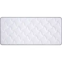 OKWISH Pocketveringmatras 140x200x10 cm - 7 Zones Ondersteuning - Stevig H3 - Voor Slaapsofa en Klapbed - Schuim en Veren - Wit