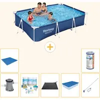 Bestway Steel Pro, rechthoekig zwembad - 300x201x66 cm - 8-delig - S21560