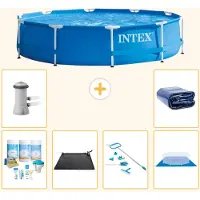 Intex Framezwembad, rond - 366x76 cm - 7-delig, model S20438
