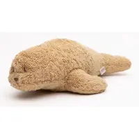 Moonie The Humming Seal Cappuccino – Baby Knuffel Zeehond met Witte Ruis, Nachtlampje & Slaapgeluiden