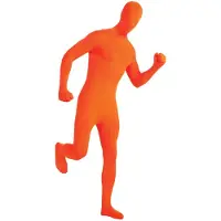 Rubies Oranje volledig lichaamskostuum