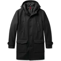 Local Fanatic Trenchcoat Heren - Parka Heren Winterjas - LF8931 - Zwart - Maat M