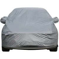 Famanu auto afdekzeil, waterdichte, krasbestendig, duurzame autoafdekking, ademend katoen, heavy duty, (L : ‎480 x 175 x 120)