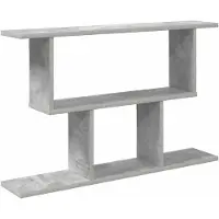 vidaXL Wandplank Betongrijs 80 x 15 x 50,5 cm