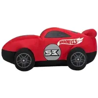 Hot Wheels Auto Rood Pluche Knuffel 30 cm - Speelgoed Knuffels voor Kinderen Jongens Meisjes - Hot-Wheels Plush Toy