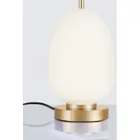 Nova Luce Tafellamp Lato goud met wit