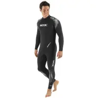 Seac Sub M.lungo Cover 5 Mm Woman Freediving Wetsuit Zwart L Vrouw