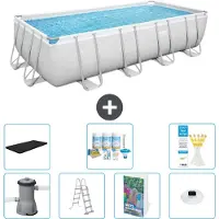 Bestway Power Steel Rechthoekig - 488x244x122 cm - 6-delig - Model S576