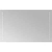 vidaXL LED Badkamerspiegel Doorzichtig 80 x 50 cm gehard glas