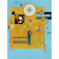 IXXI Soft Pressure, Kandinsky & Bridgeman Images - 60 x 80 cm - Gratis ophangtool - Grote wanddecoratie en posters - Klassiek, Abstract, Geometrische