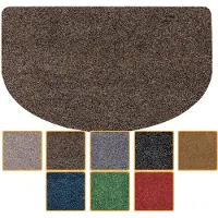ANRO Deurmat Bruin 75x45cm – Schoonloopmat Antislip Wasbaar Voordeur Hal Binnen & Buiten Op Maat