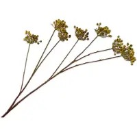 Silk-ka Kunstbloem-Zijden Bloem Bessentak Groen 106 cm