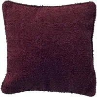Dutch decor ONNO - kussenhoes 60x60 cm - bouclé - Maroon Banner - rood - met rits - zonder binnenkussen