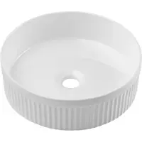 Comad Beyond waskom met ribbel 36x36cm wit