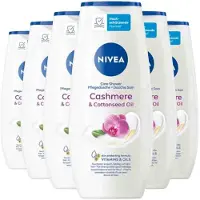 Nivea 6x Douchecrème Cashmere & Cotton Seed Oil 250 Ml