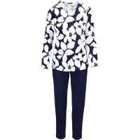 Ringella dames pyjama nachtblauw - 100% katoen - Maat 38
