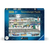 Ravensburger Kerstmis in de Haven Puzzel (1000 stukjes)