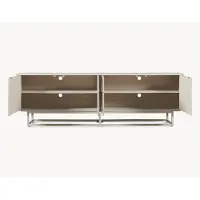 En.casa Commode Boxholm dressoir 180x30x56 cm havermout []