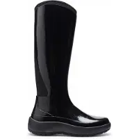 Rains Dames De Dry High Laarzen zwart (39), Plat, Geen, Casual, PVC 70220