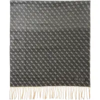GUESS Sjaal beige / zwart gemêleerd