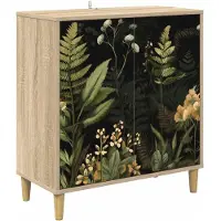 vidaXL Dressoir RHENEN Sonoma 69 x 33 x 75 cm Bewerkt hout