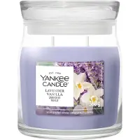 Yankee candle - Lavender Vanilla Medium Jar - tot 50 branduren